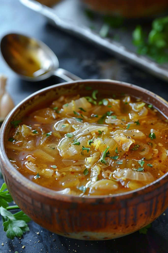 Simple Garlic Cabbage Boil