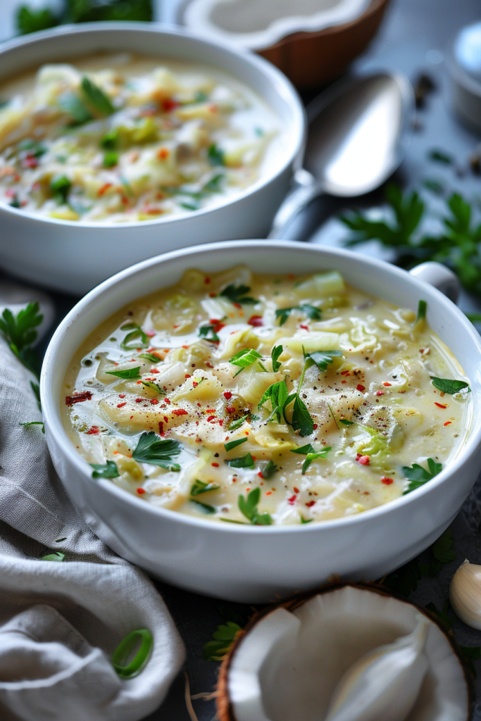 Mild Coconut and Cabbage Mix