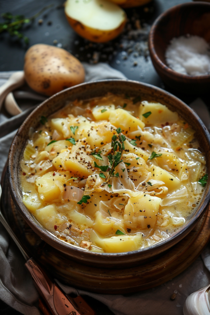 Rustic Potato and Cabbage Stew