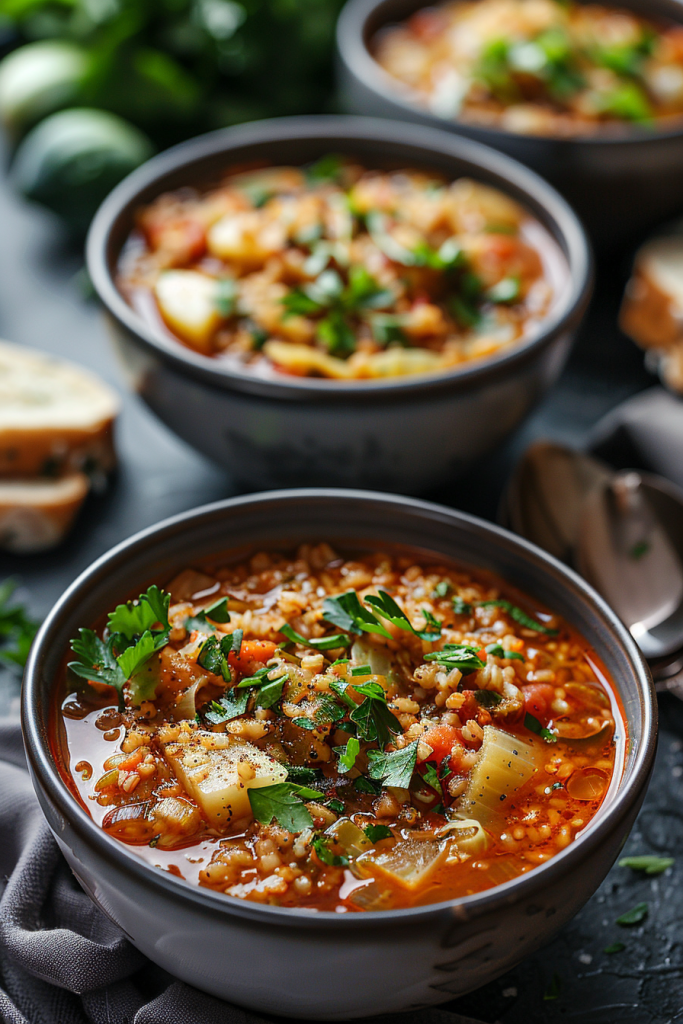 Hearty Bulgur and Cabbage Pot