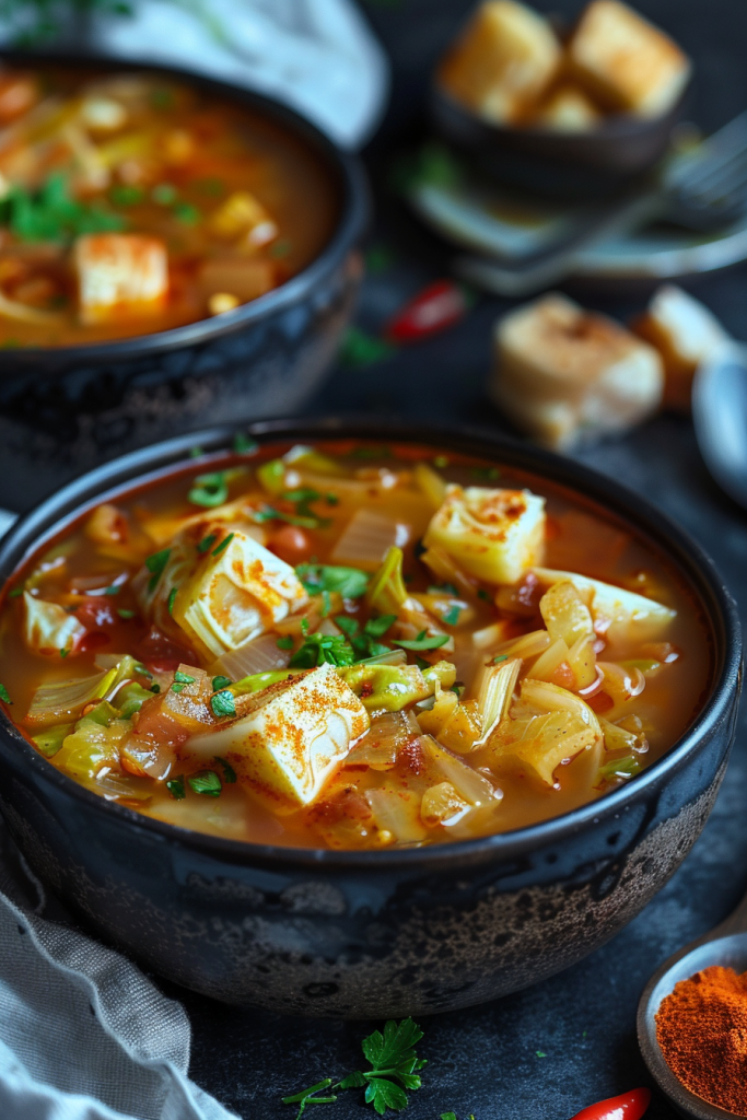 Smoky Chipotle Cabbage Soup