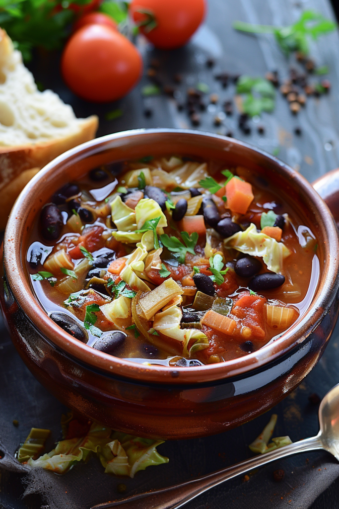 Black Bean and Cabbage Harmony