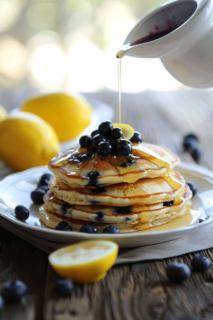 Lemon Blueberry Pancakes
