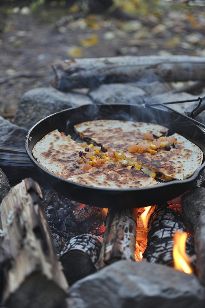 Spicy Black Bean Quesadillas