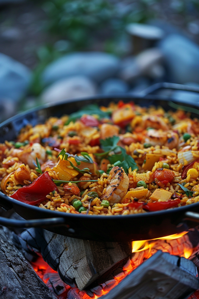 Campfire Paella