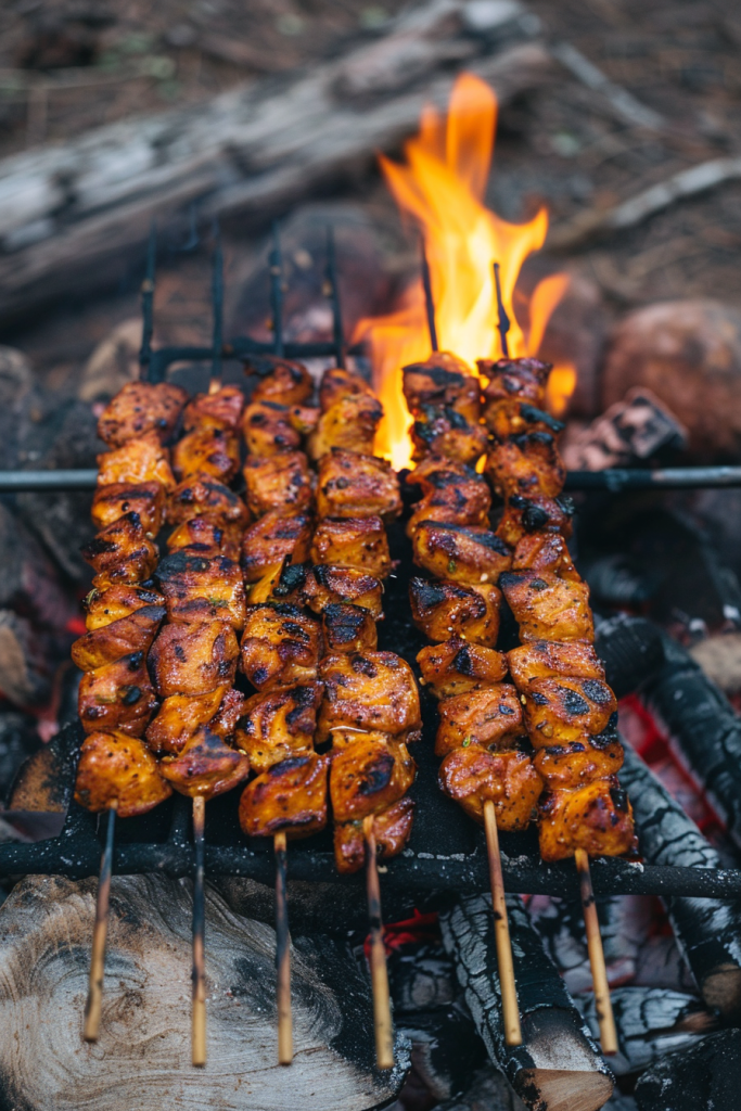 Honey Lime Chicken Skewers