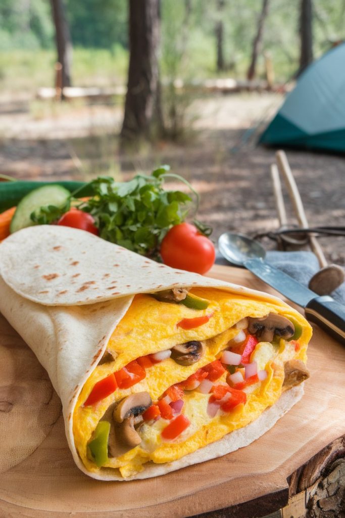 Veggie Omelette Wraps