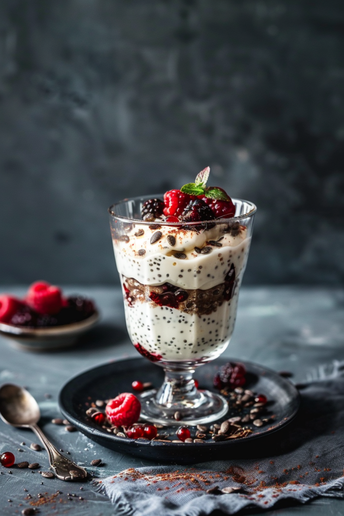 Chia Seed Pudding with Berries