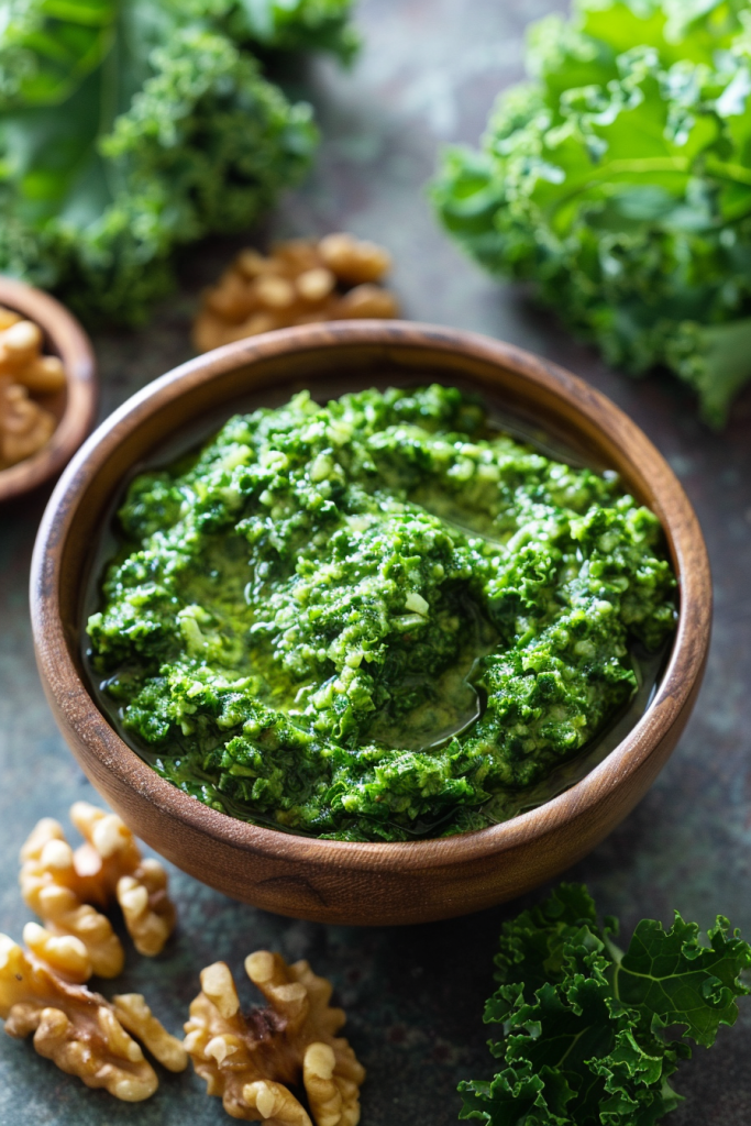 Kale and Walnut Pesto