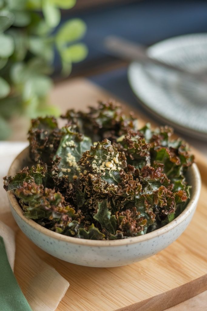 Garlicky Kale Chips