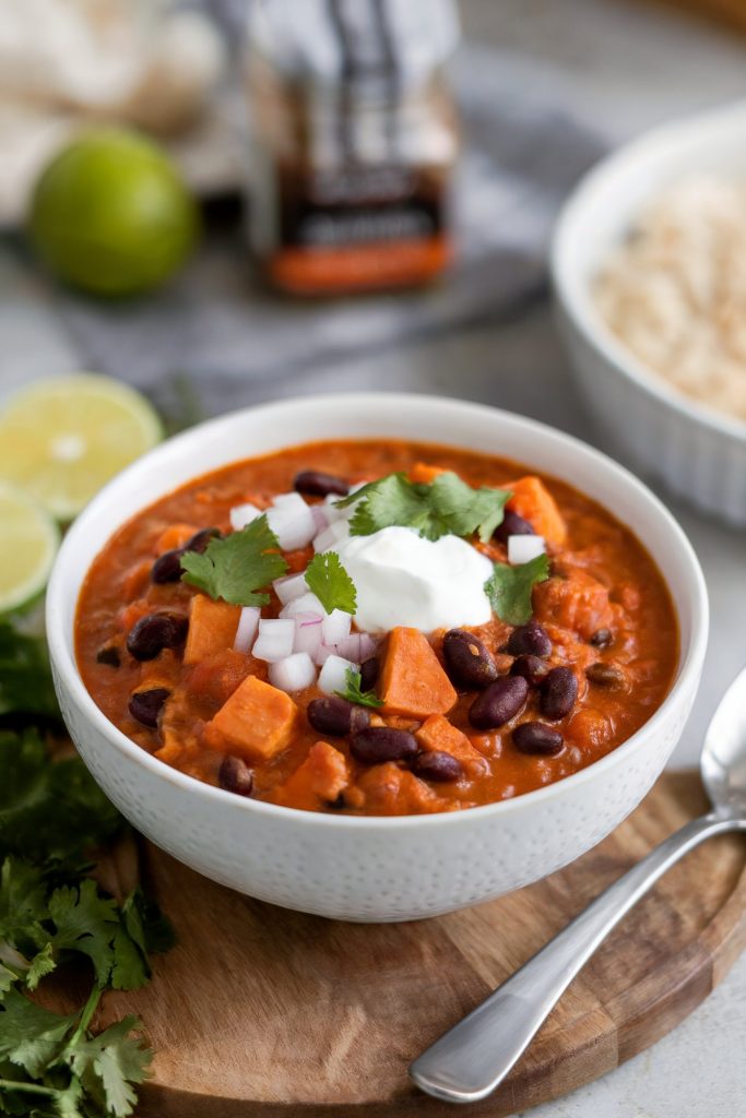 Sweet Potato and Black Bean Chili