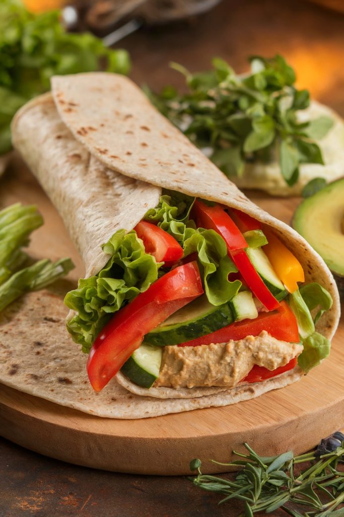 Whole Grain Veggie Wrap