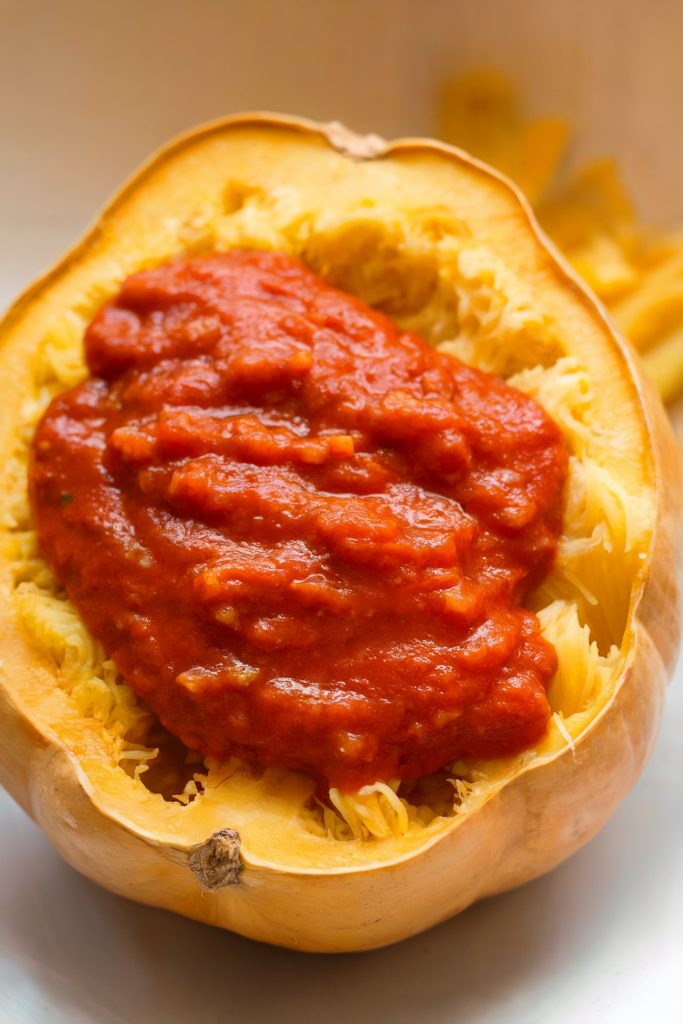 Spaghetti Squash With Marinara