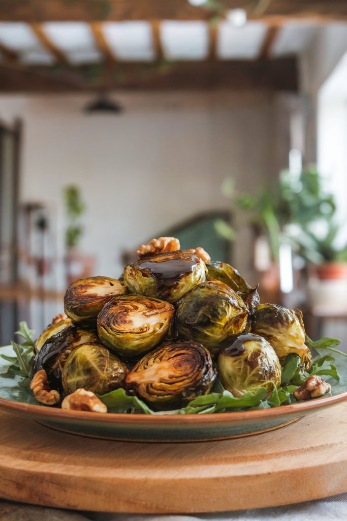 Balsamic Roasted Brussels Sprouts