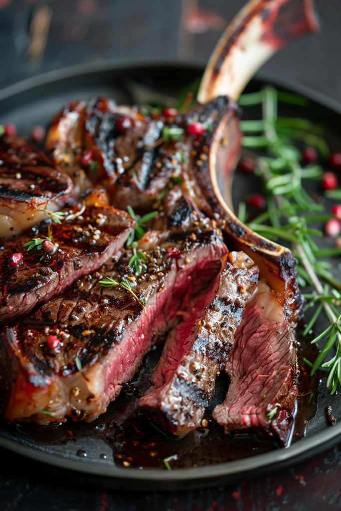 Grilled Dry-Aged Tomahawk Steak