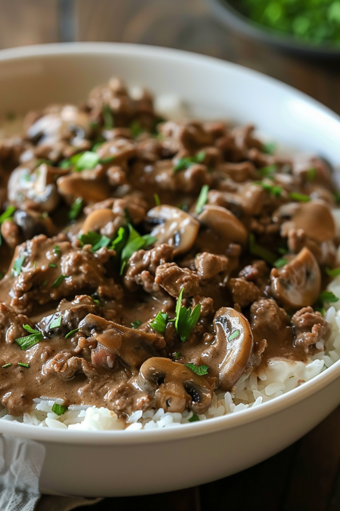 Carnivore-Style Ground Beef Stroganoff