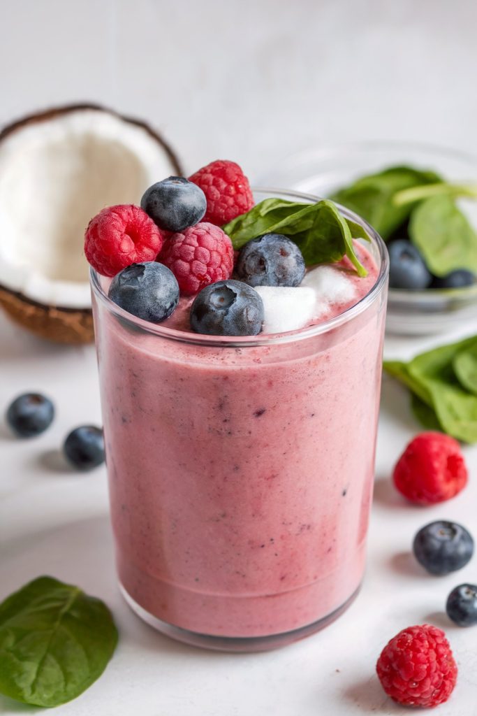 Berry and Coconut Smoothie