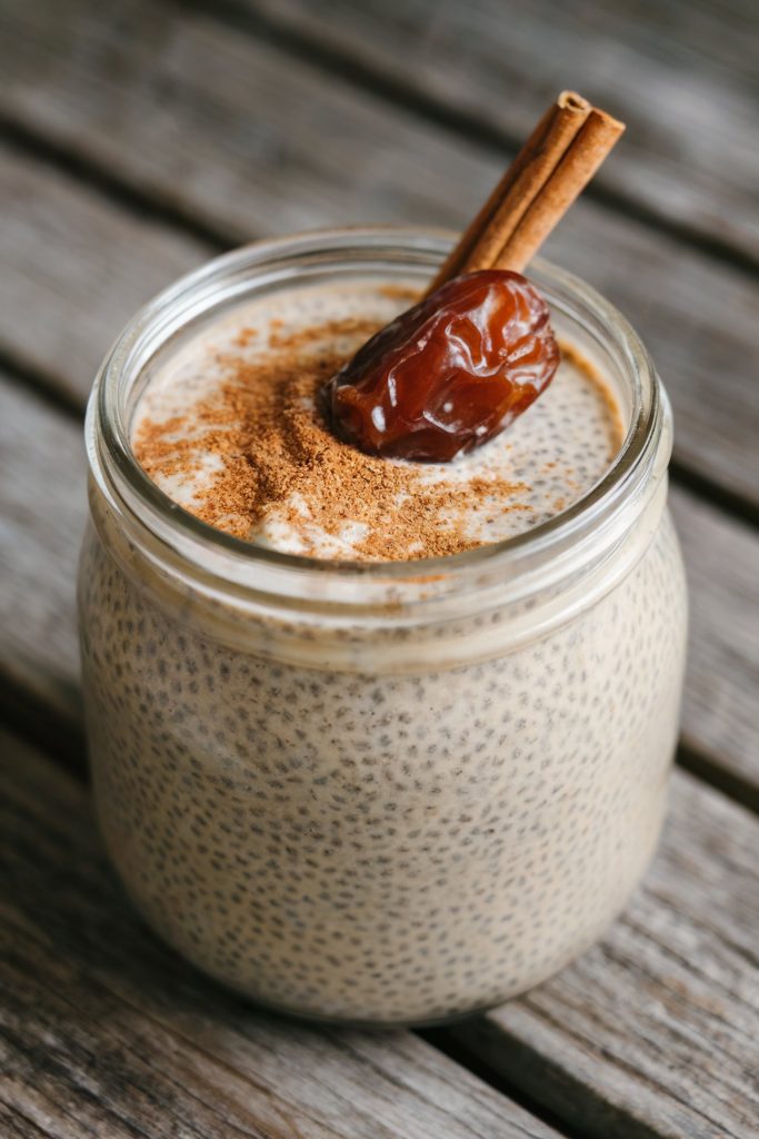 Cinnamon and Date Chia Pudding