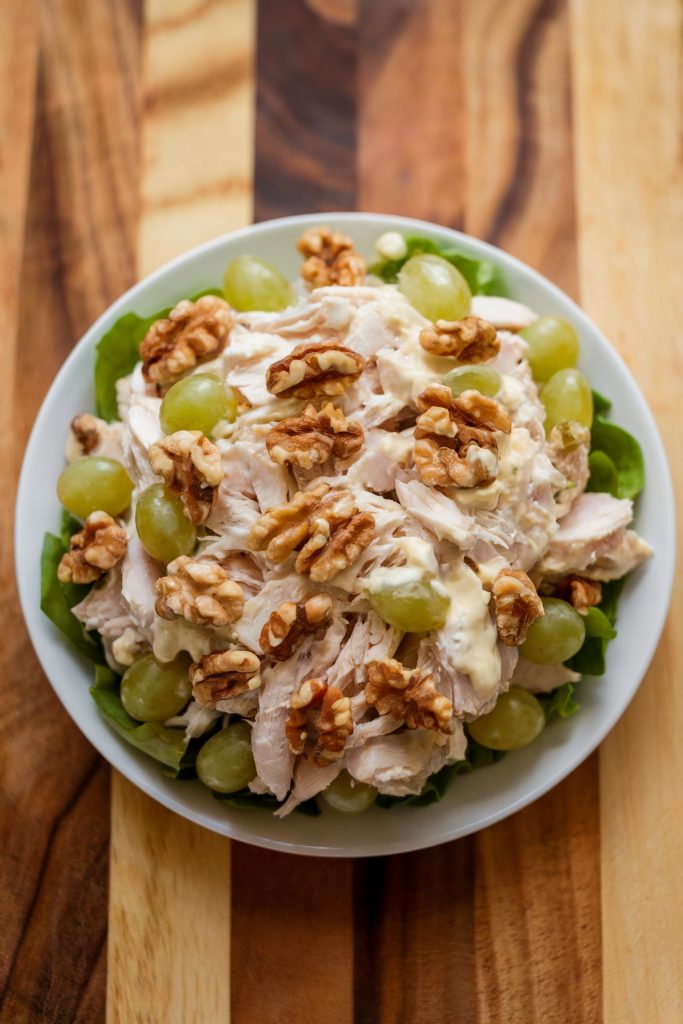 Chicken Salad With Grapes and Walnuts