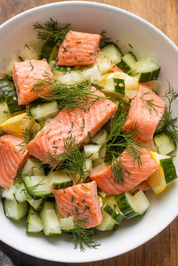 Salmon Salad With Lemon and Dill