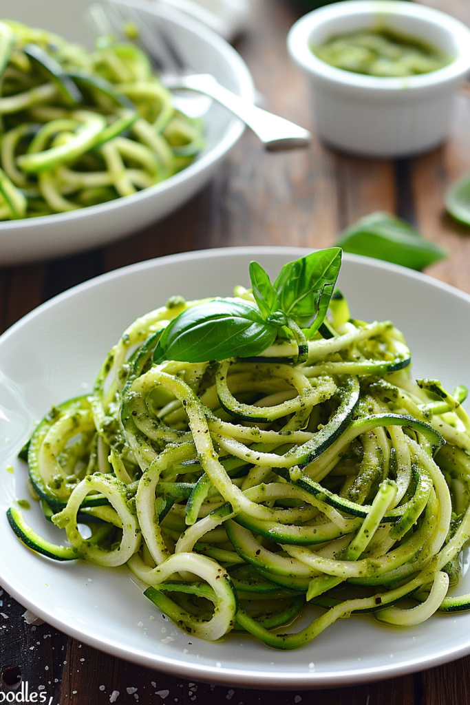 Zucchini Noodles with Pesto