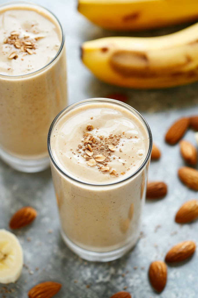 Almond Butter Banana Smoothie