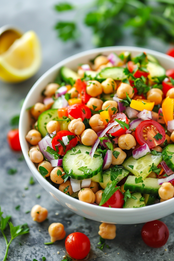 Mediterranean Chickpea Salad