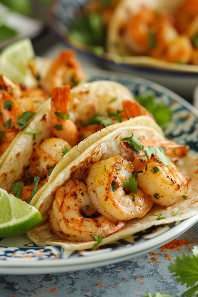 Honey Lime Shrimp Tacos