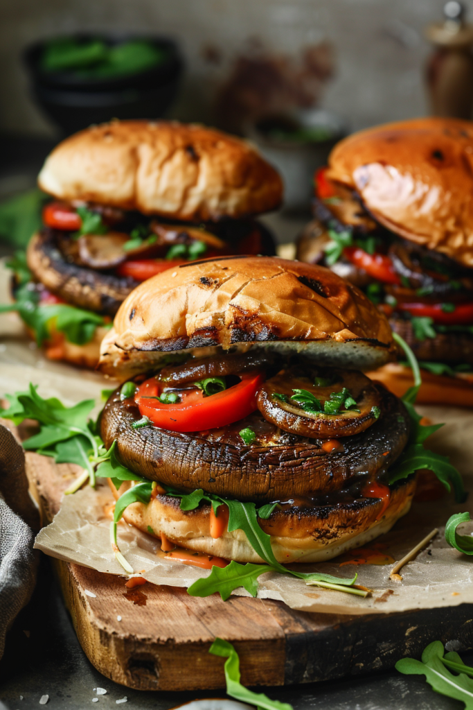 Portobello Mushroom Burgers