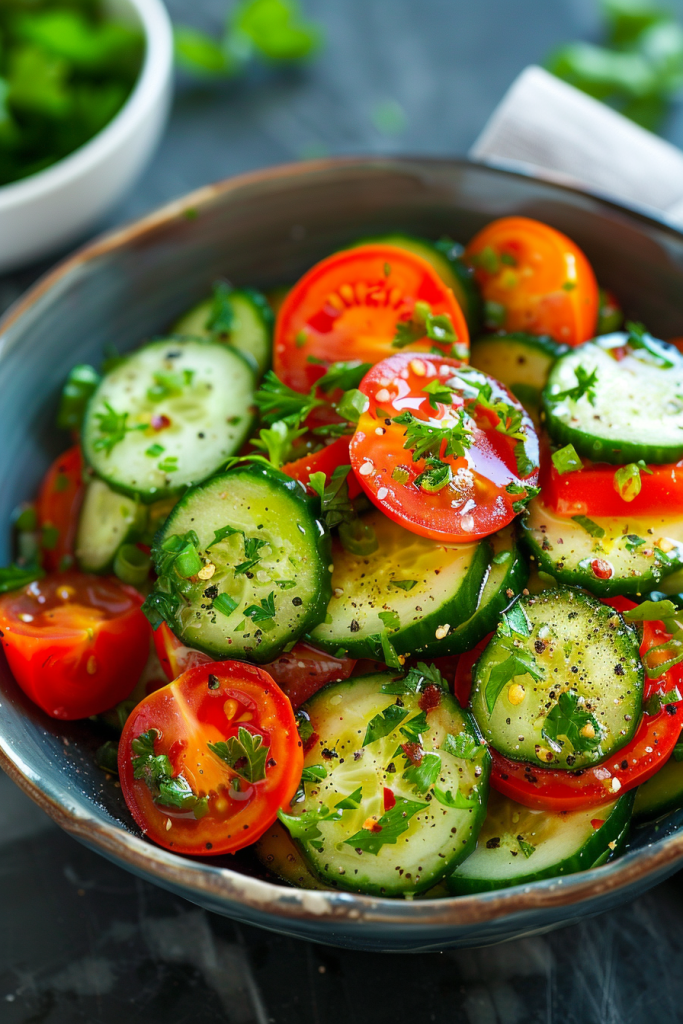 Cucumber and Tomato Salad