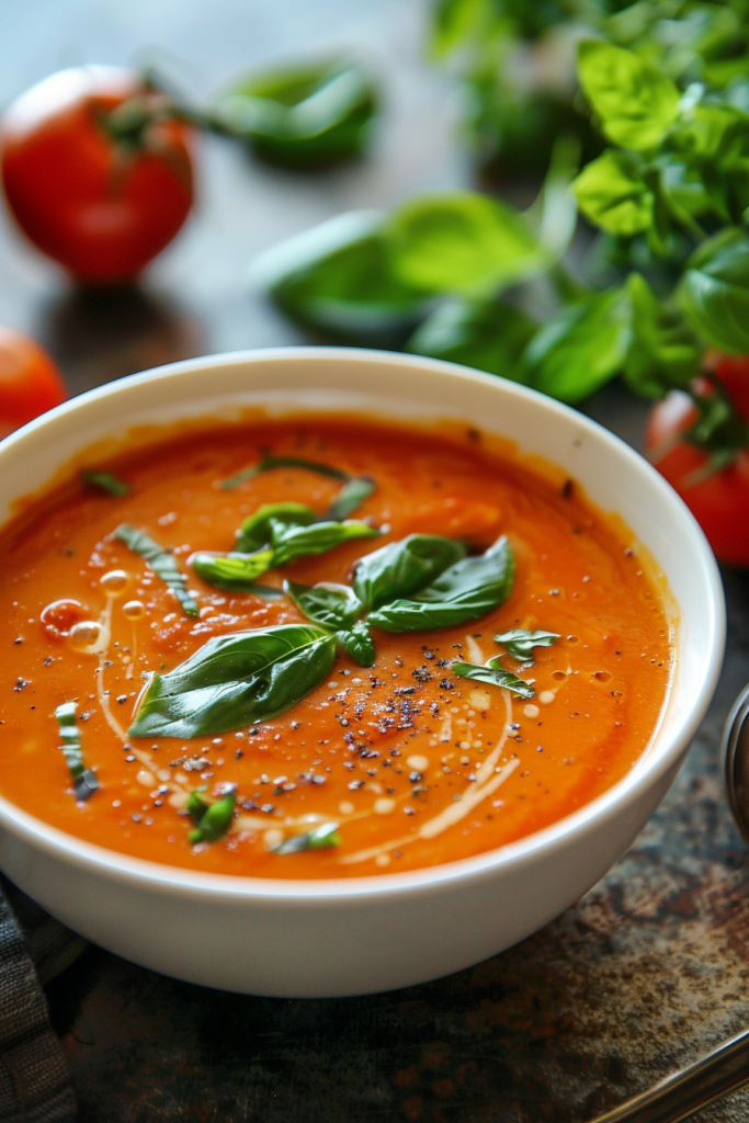 Creamy Tomato Basil Soup
