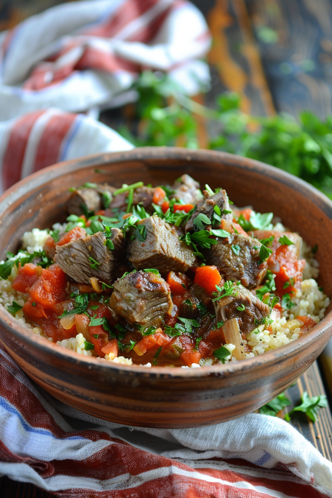 Moroccan Spiced Lamb Stew