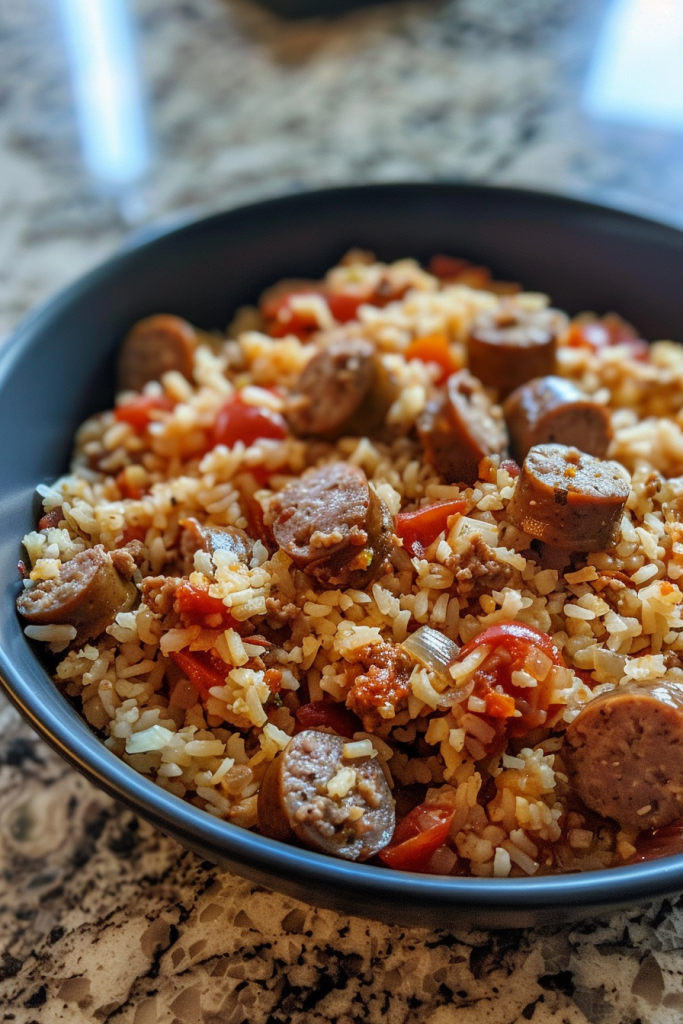 Spicy Chorizo and Cauliflower Rice