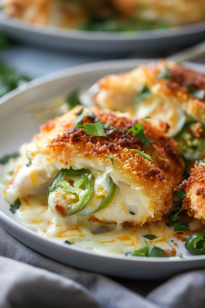 Cheesy Jalapeno Popper Chicken