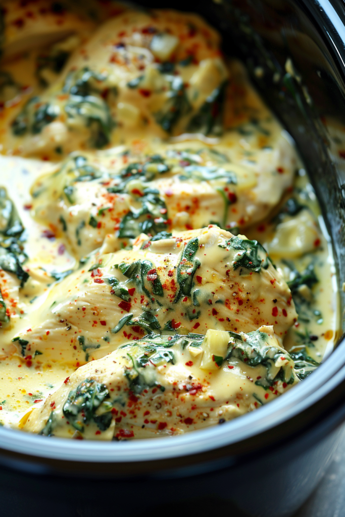 Spinach and Artichoke Chicken