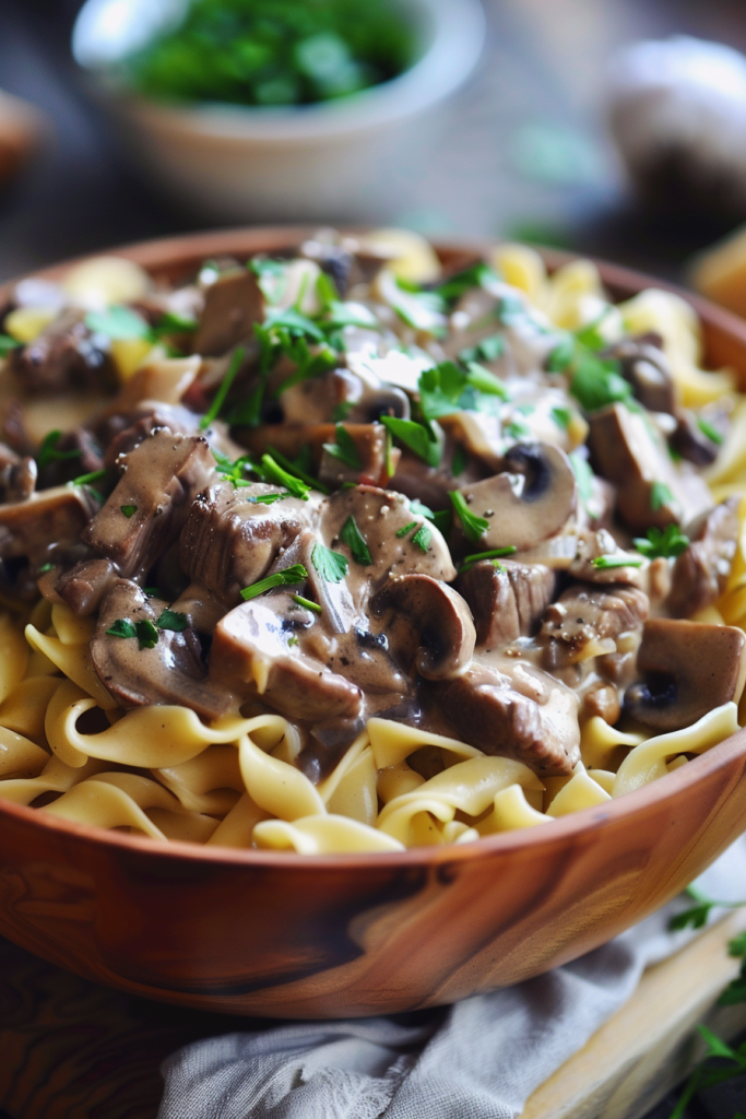 Beef Stroganoff