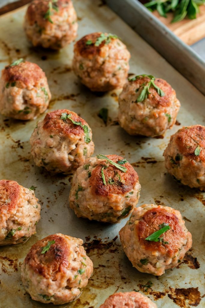 Baked Italian Meatballs