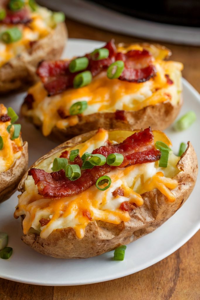 Air-Fryer Baked Potato Skins