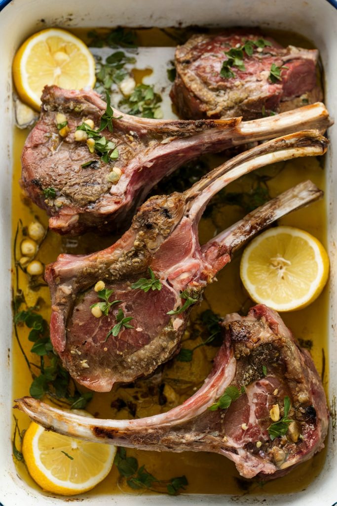 Greek Style Lamb Chops