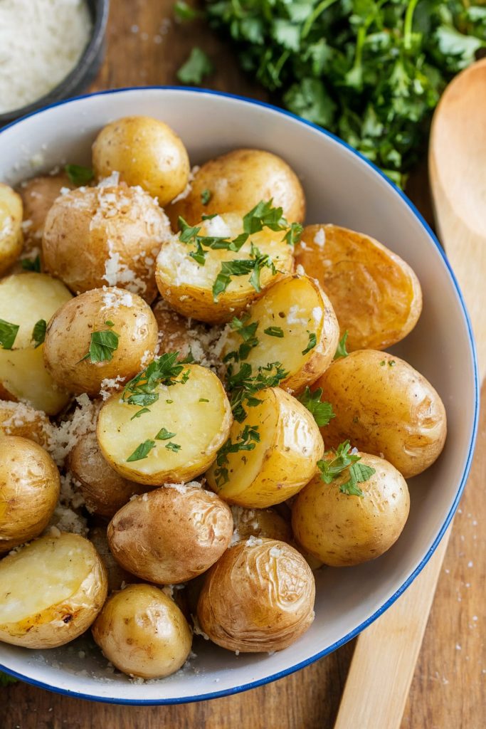 Garlic Parmesan Roasted Potatoes