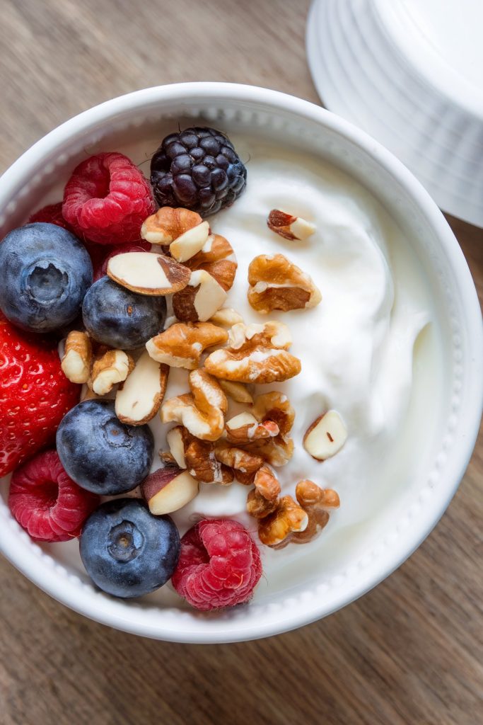 Greek Yogurt with Fruit and Nuts