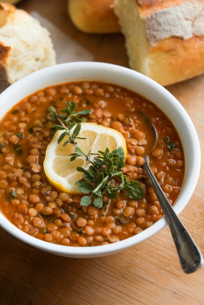 Lentil Soup with Lemon and Herbs