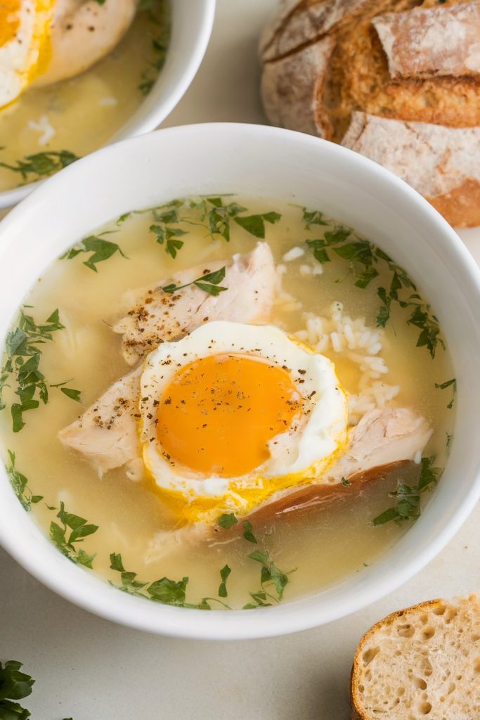 Avgolemono Soup (Greek Lemon Chicken Soup)