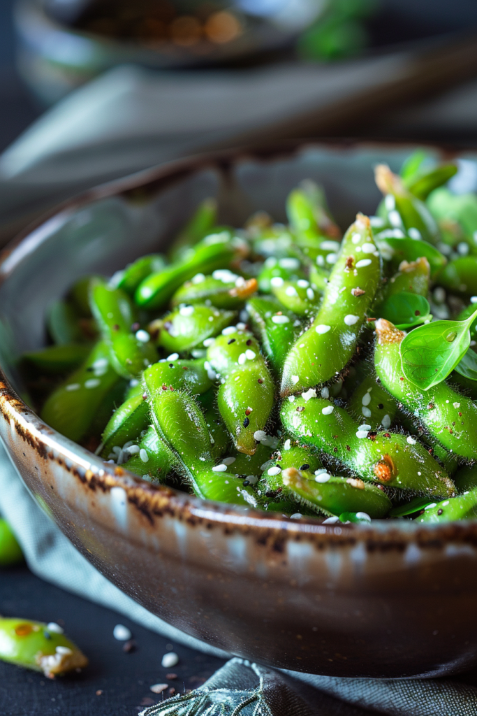 Roasted Edamame with Sea Salt