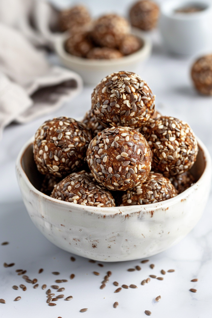 Flaxseed and Chia Energy Balls