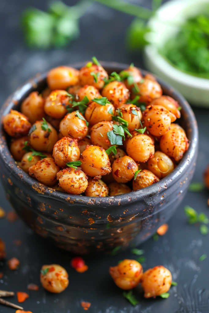 Roasted Chickpeas with Spices