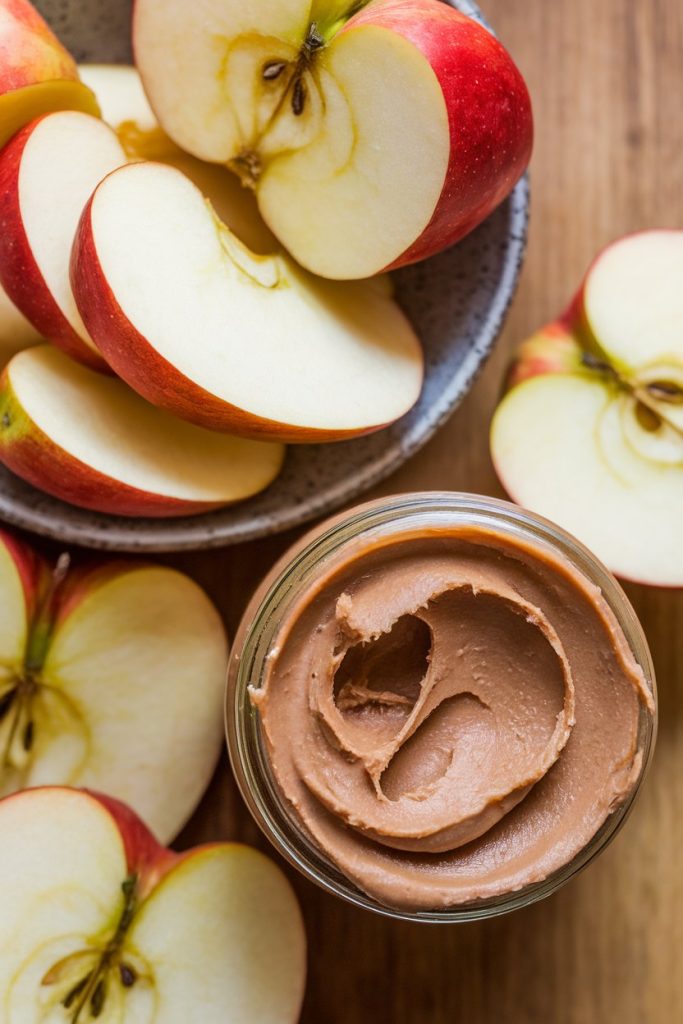 Apple Slices with Almond Butter