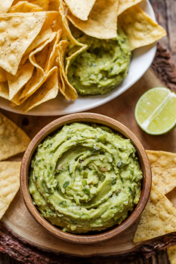 Guacamole and Tortilla Chips