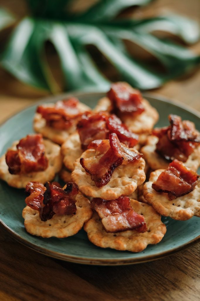 Candied Bacon Crackers