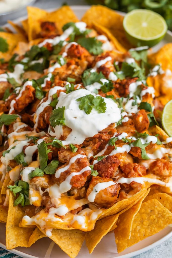 Chicken Suizas Nachos